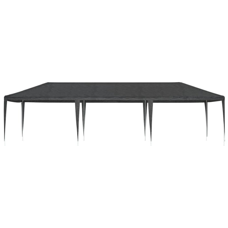 vidaXL dārza nojume, profesionāla, 4x9 m, antracītpelēka, 90 g-m²