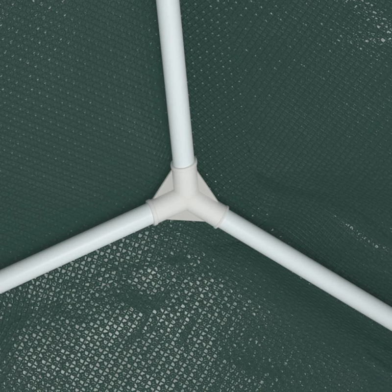 vidaXL dārza nojume, profesionāla, 4x6 m, zaļa, 90 g-m²