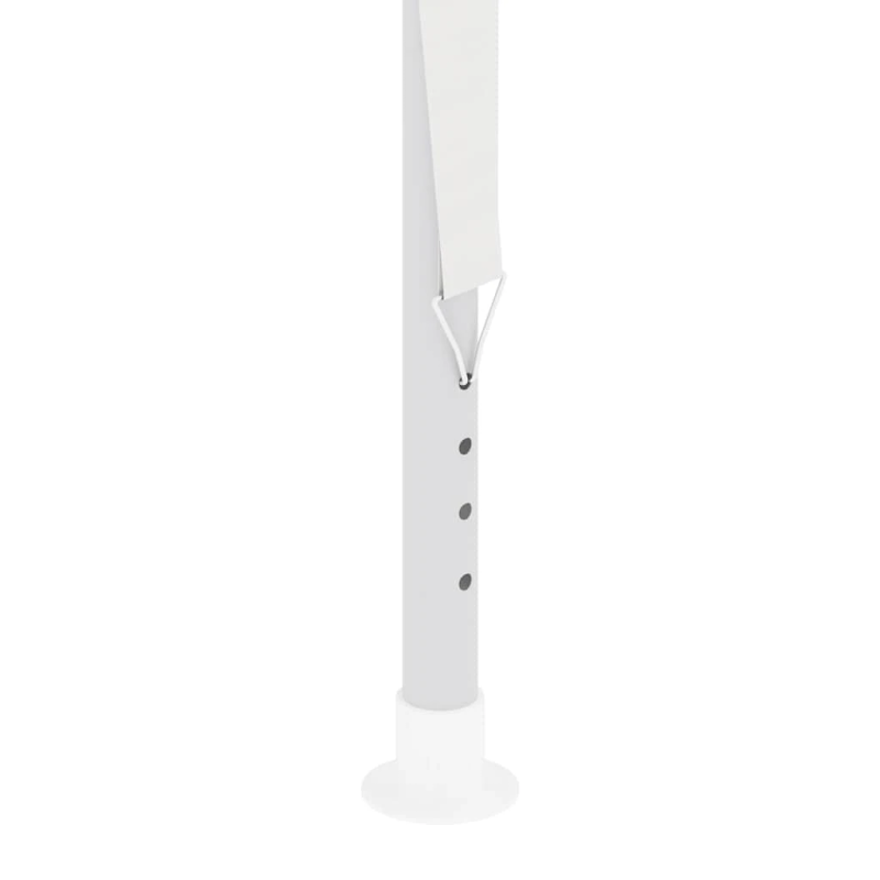 vidaXL dārza nojume ar sānu sienām, profesionāla, 2,5x2,5 m, balta