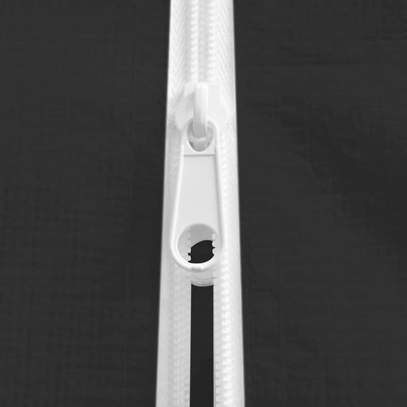 vidaXL dārza nojume ar sānu sienām, profesionāla, 2x2m, pelēka, 90g-m²