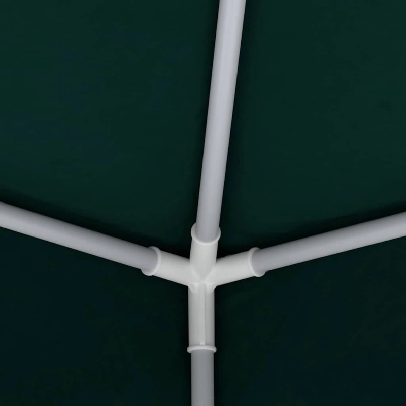 vidaXL dārza nojume ar sānu sienām, profesionāla, 4x9 m, zaļa, 90 g-m²