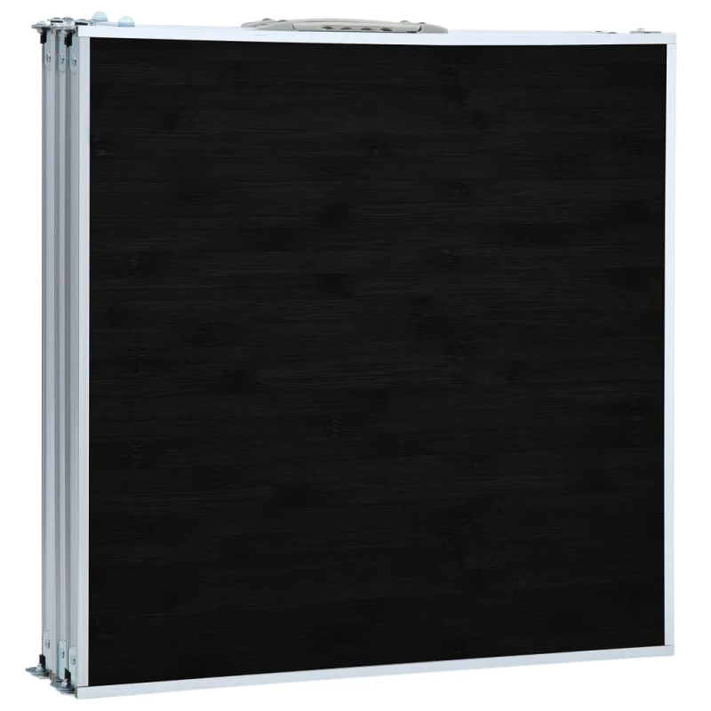 vidaXL saliekams kempinga galds, pelēks, alumīnijs, 180x60 cm