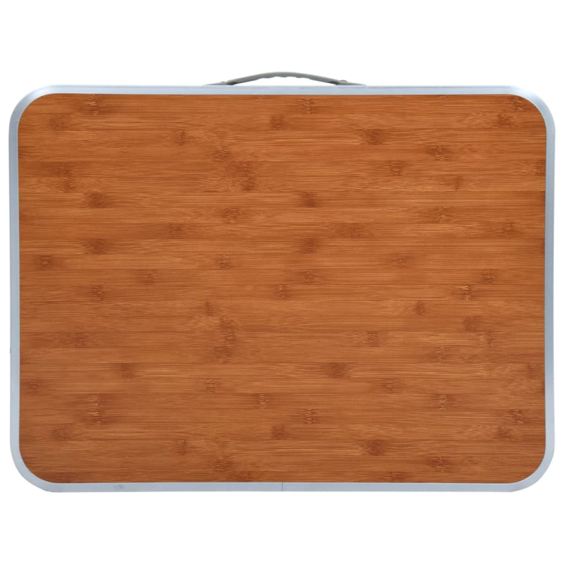 vidaXL saliekams kempinga galds, alumīnijs, 60x45 cm