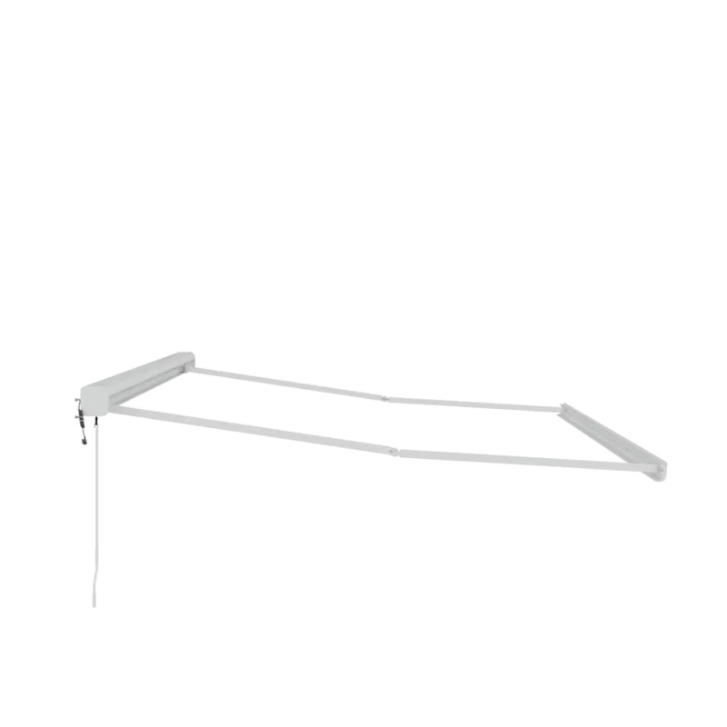 vidaXL Pārklājuma struktūra Balts 450 × 300 cm Alumīnijs