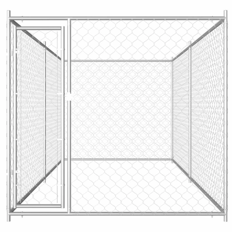 vidaXL suņu voljērs, 382x192x185 cm