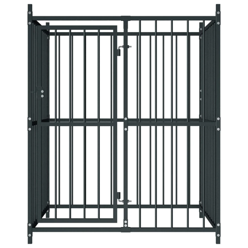 vidaXL suņu voljērs, 120x120x150 cm