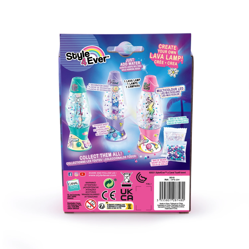 STYLE 4EVER Mini lavas lampa DIY