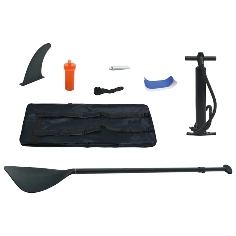 vidaXL SUP dēlis, piepūšams, zils ar baltu