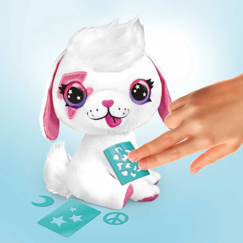 AIRBRUSH PLUSH Rinkinys su aerografu „Šuniukas, 26 cm