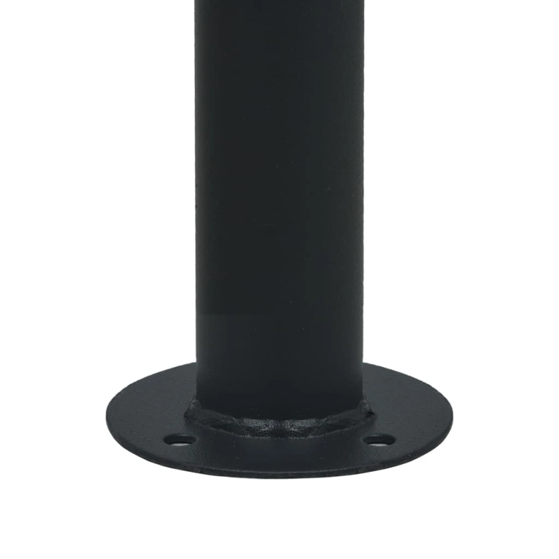 vidaXL dārza nojume, telts, 3x3 m, tērauds, antracītpelēka