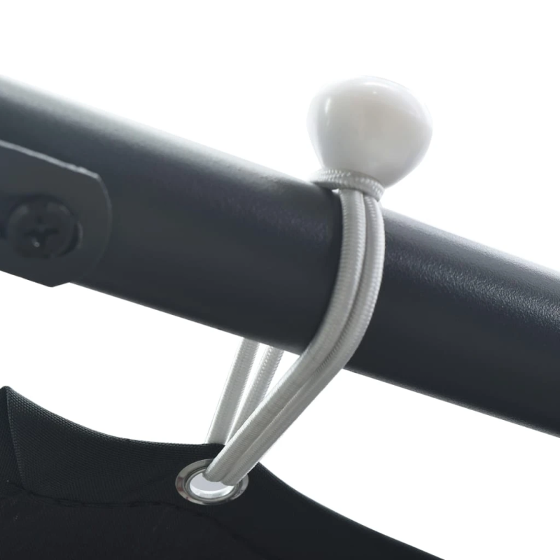 vidaXL dārza nojume, telts, 3x3 m, tērauds, antracītpelēka