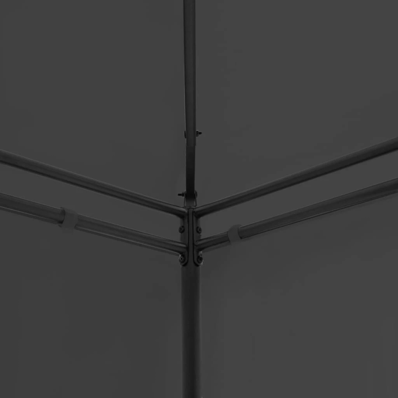 vidaXL dārza nojume, 600x298x270 cm, antracītpelēka