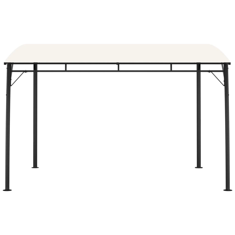 vidaXL dārza nojume, 3x3x2,55 m, krēmkrāsas