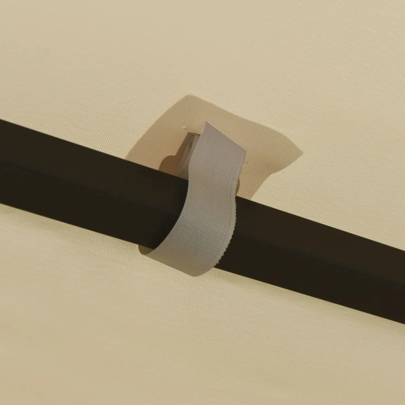 vidaXL dārza nojume, 3x6 m, krēmkrāsas