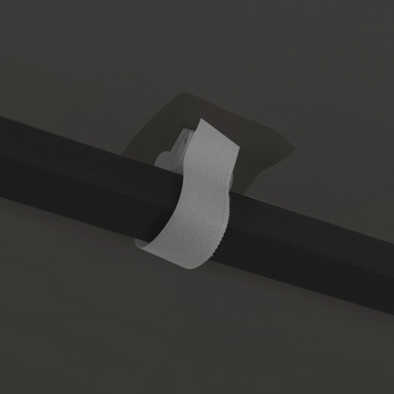 vidaXL dārza nojume, 3x6 m, antracītpelēka