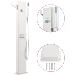 vidaXL dārza duša, jaucējkrāns, 110 cm, nerūsējošs tērauds