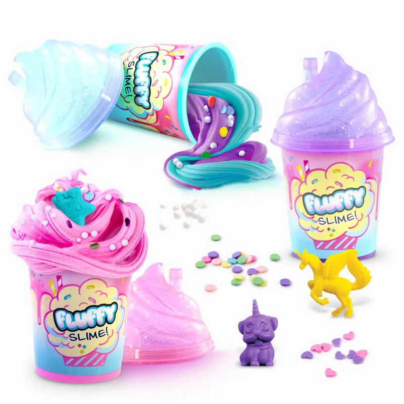 SO SLIME Pūkainās gļotas, 3-paka
