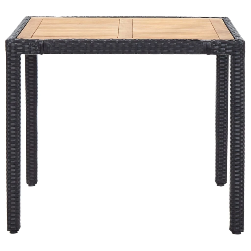 vidaXL 5-daļīgs dārza mēbeļu komplekts ar matračiem, PE rotangpalma