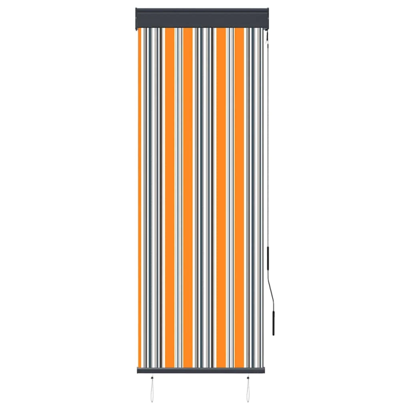 vidaXL āra ruļļu žalūzija, 60x250 cm, dzeltena un zila