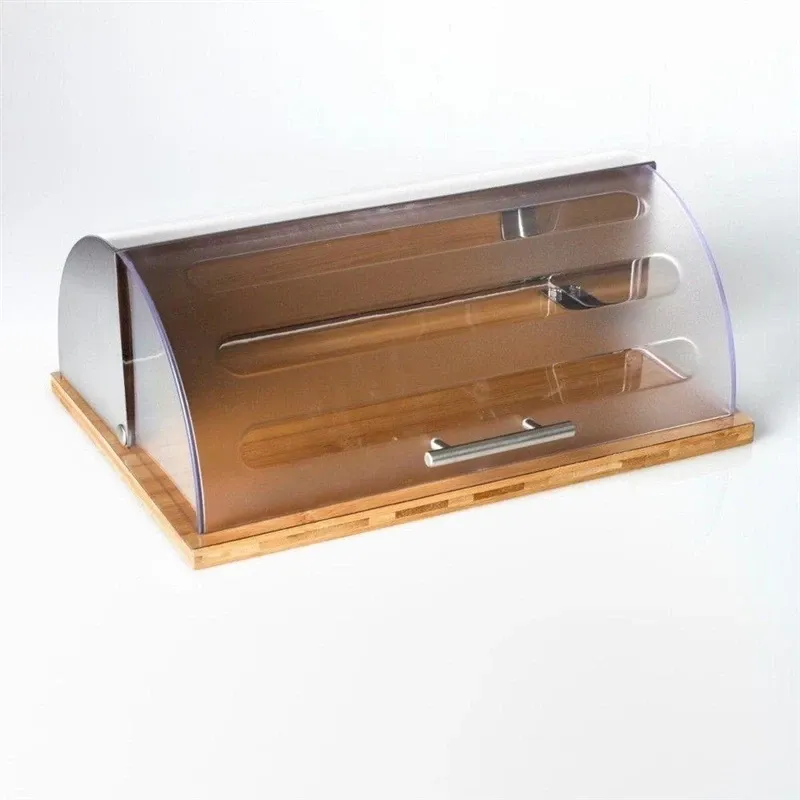 Metāla maizes kaste 5five Simply Smart 103601, dižskābarža krās.-nerūsējošā tērauda krās.-caurspīdīga krās.