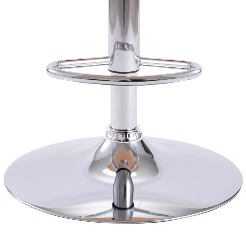 vidaXL bāra krēsls, krēmkrāsas mākslīgā āda