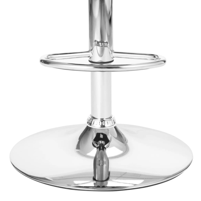 vidaXL bāra krēsls, melna mākslīgā āda