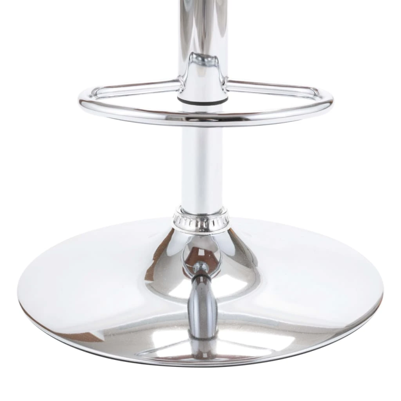 vidaXL bāra krēsls, saplāksnis, pelēks audums