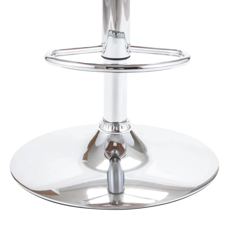 vidaXL bāra krēsls, saplāksnis, pelēkbrūns audums