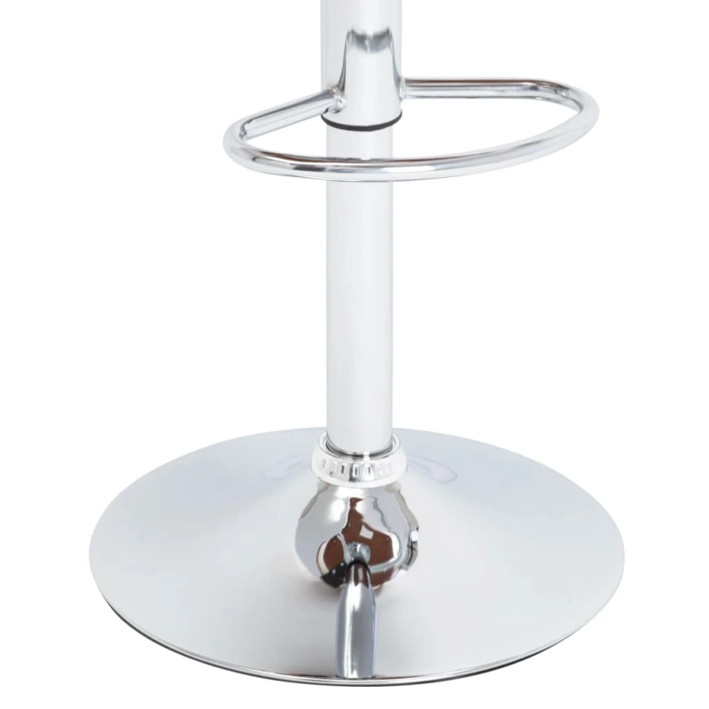 vidaXL bāra krēsls, melna mākslīgā āda