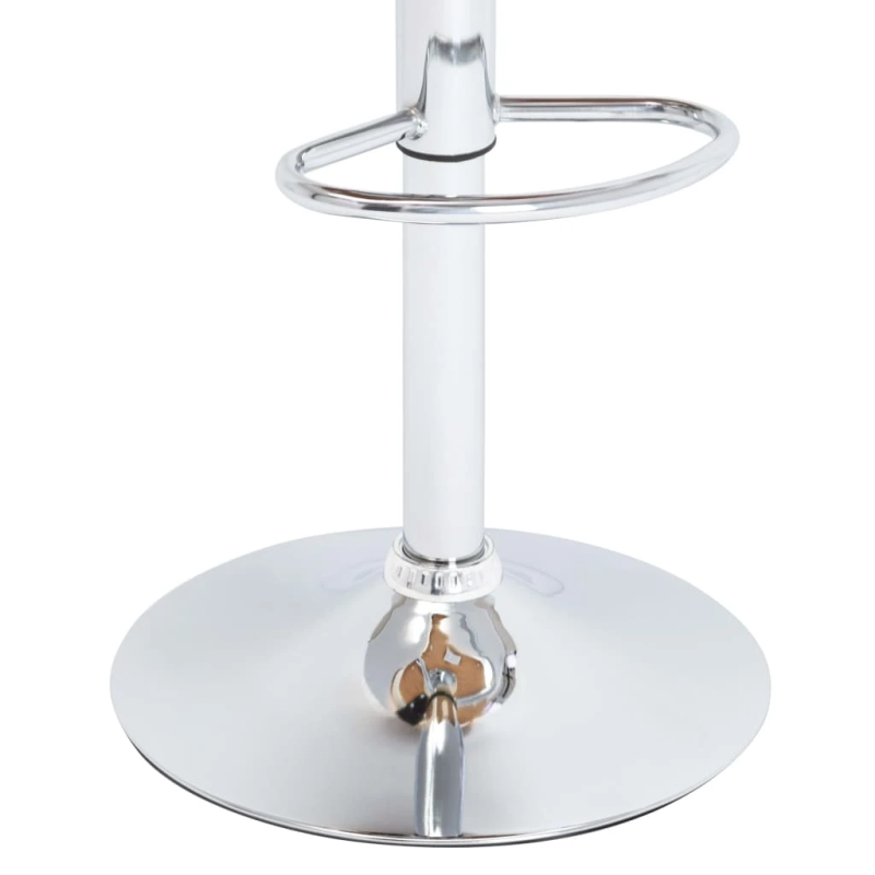 vidaXL bāra krēsls, krēmkrāsas mākslīgā āda