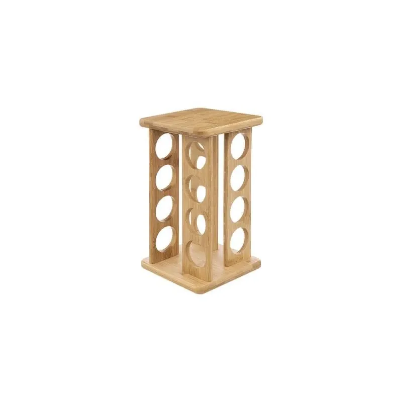 Garšvielu statīvs 5five Simply Smart 124572, melna krās.-koka krās.-caurspīdīga krās.