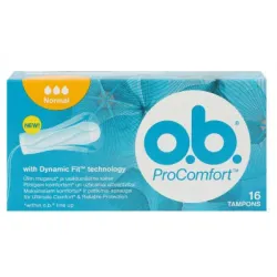 O.B ProComfort Normal Tampons x16