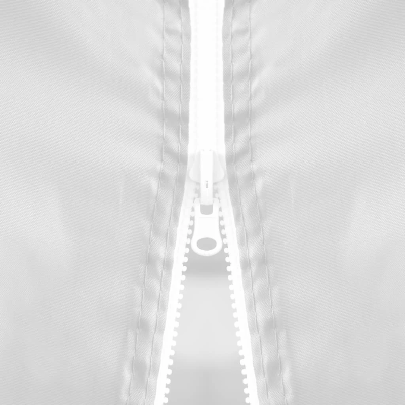 vidaXL saliekama nojume ar 5 sānu sienām, 3x9 m, balta