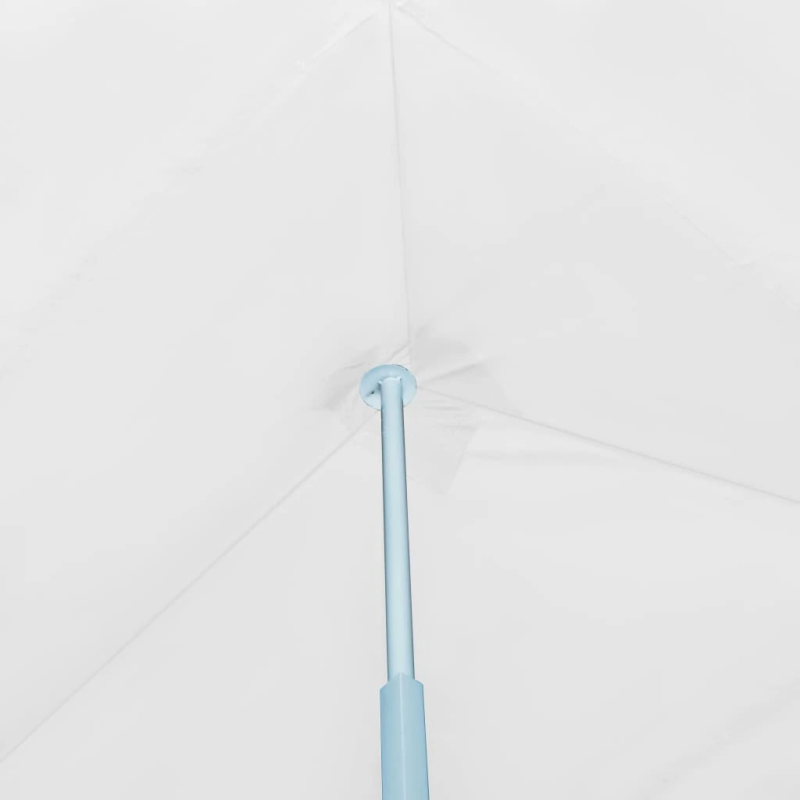 vidaXL saliekama nojume ar 5 sānu sienām, 3x9 m, balta