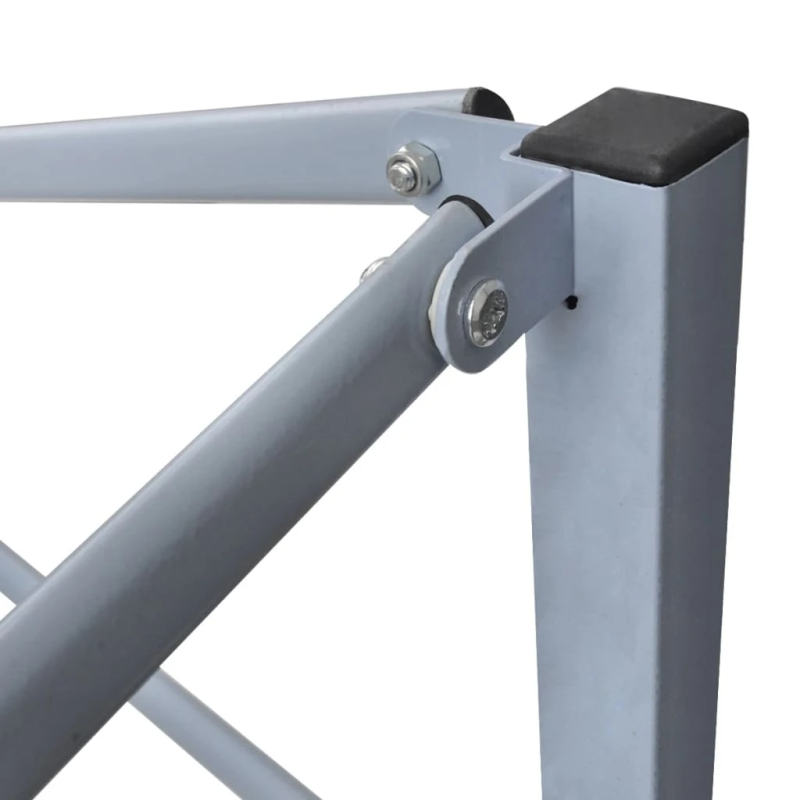 vidaXL saliekama nojume, profesionāla, zila, 2x2 m, tērauds