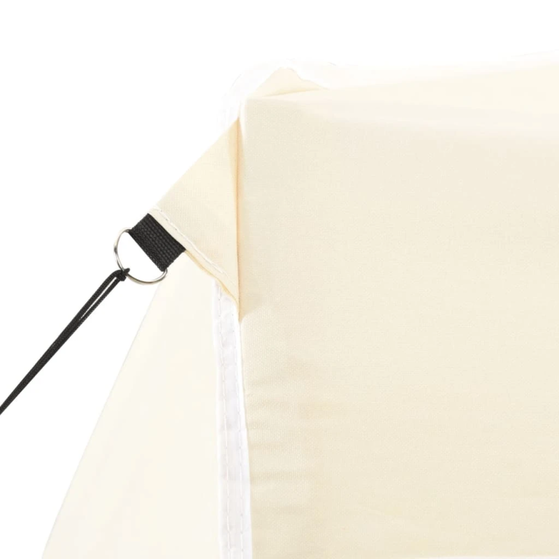 vidaXL saliekama nojume ar 4 sienām, krēmkrāsa, 2x2 m, tērauds