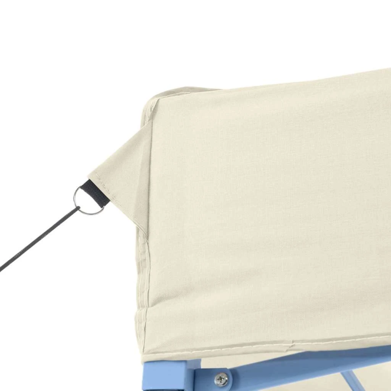 vidaXL saliekama nojume, profesionāla, 3x4 m, krēmkrāsas tērauds