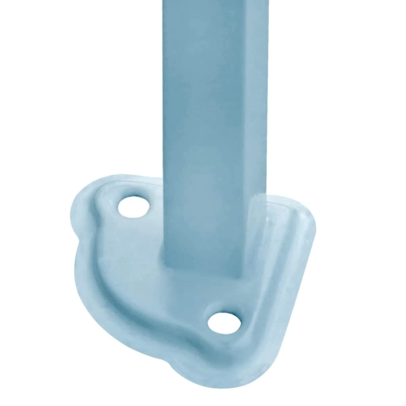 vidaXL saliekama nojume ar 3 sienām, 3x4 m, krēmkrāsa, tērauds