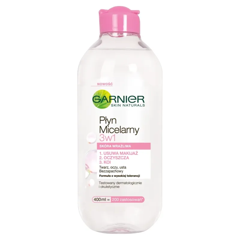 Micelārais ūdens Garnier 3in1 jūtīgai ādai 400ml