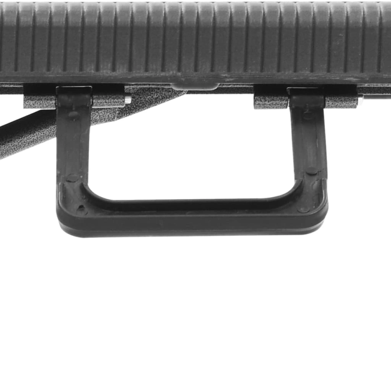 vidaXL saliekami dārza soli, 2 gab., 180 cm, HDPE, melni