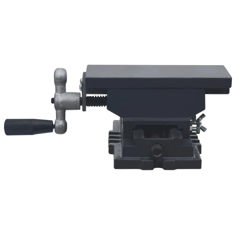 vidaXL šķērsslaida skrūvspīļu galds, manuāli vadāms