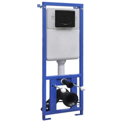 vidaXL augstā tualetes poda tvertne, 11 L, 41x14x,110-125, cm