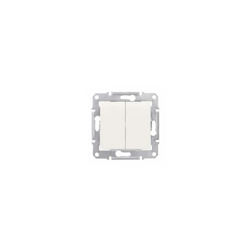 Slēdzis Schneider Electric Asfora, 2 kl, bēša