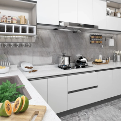 vidaXL mēbeļu līmplēve, balta, 500x90 cm, PVC