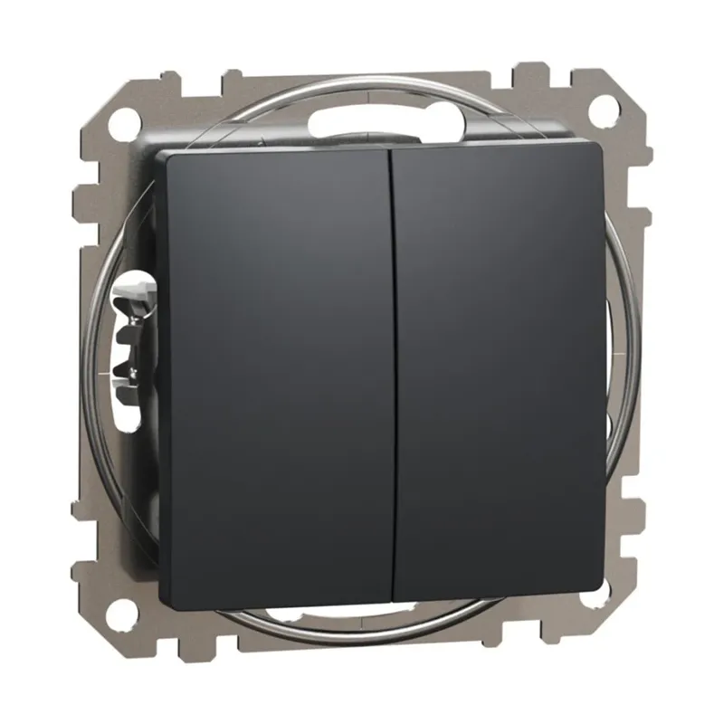 Pārslēgi Schneider Electric Sedna Design, 2 kl, antracīta