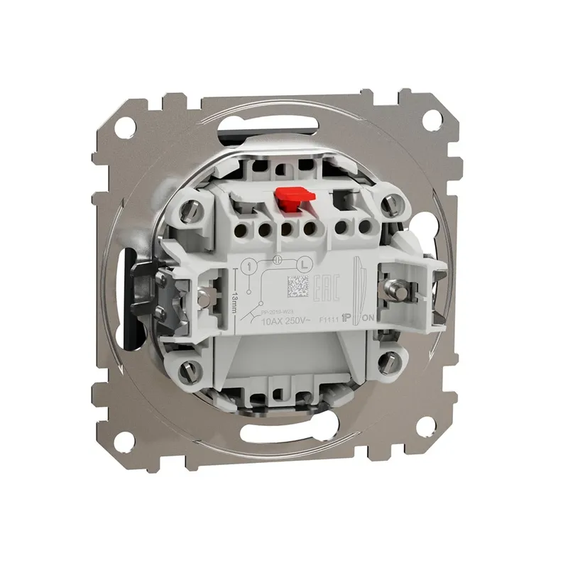 Poga Schneider Electric Sedna Design, 1 kl, antracīta