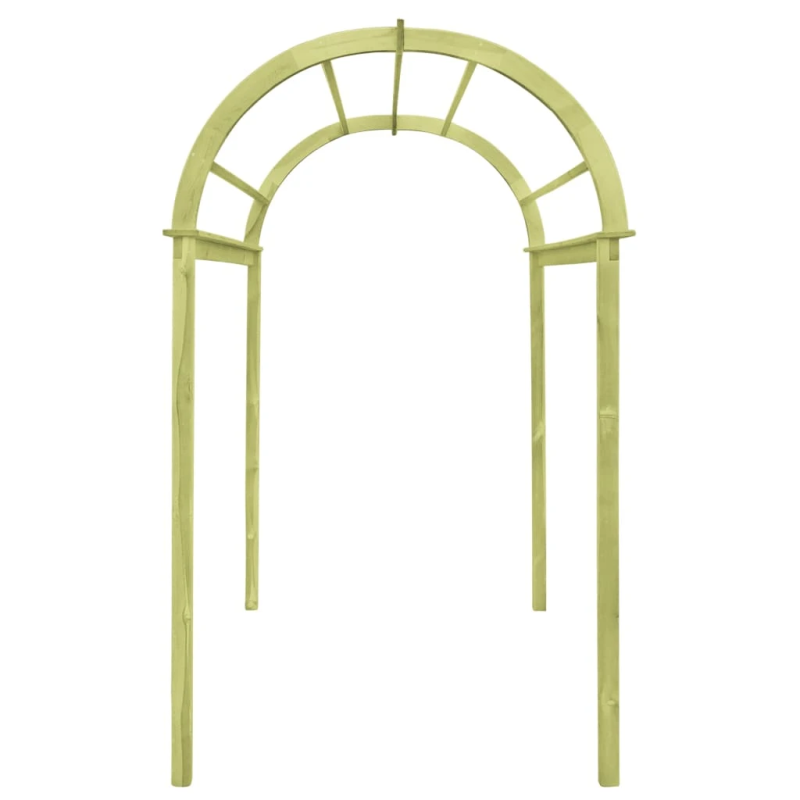 vidaXL špaleru arka - pergola, 125x150x235 cm, impregnēts priedes koks