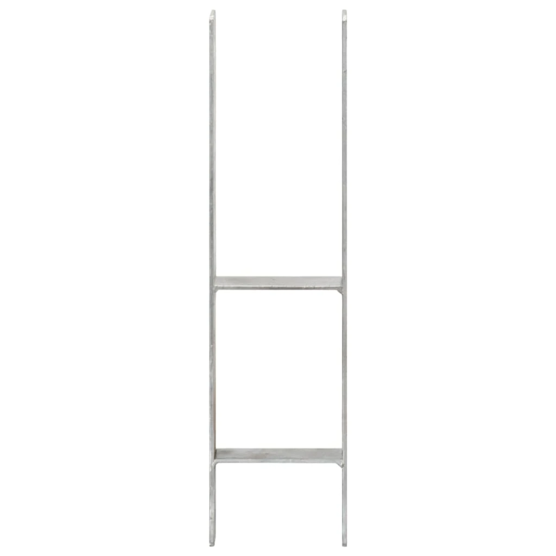 vidaXL žoga stiprinājumi, 6 gab., sudraba krāsa, 14x6x60 cm, tērauds