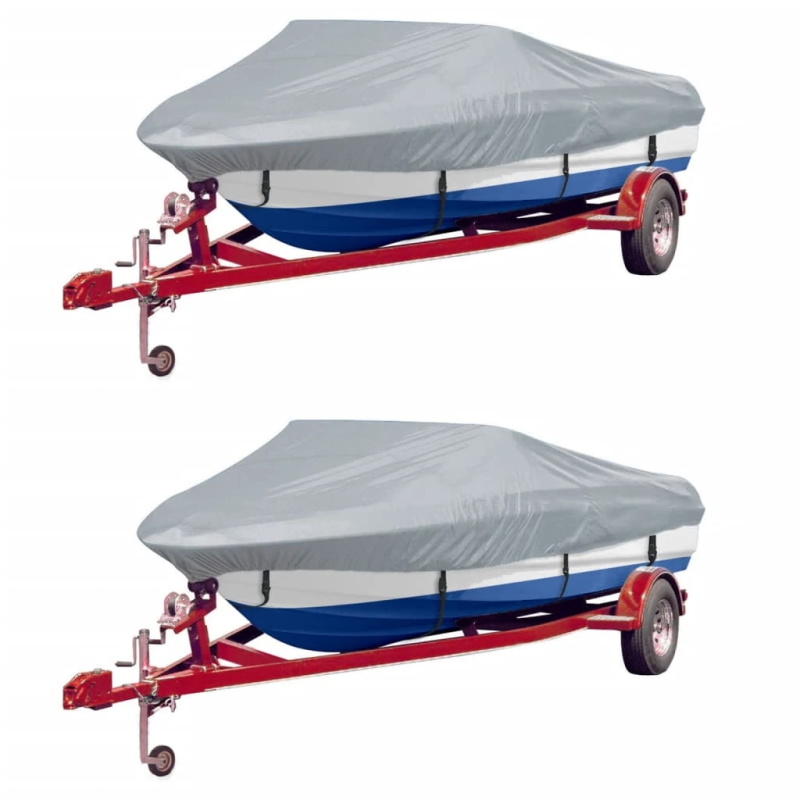 vidaXL laivas pārklāji, 2 gab., pelēki, 427-488 cm, platums - 229 cm