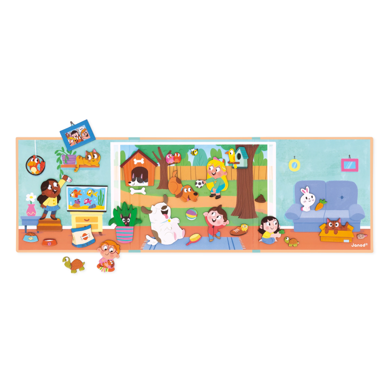 JANOD tegevusraamat Magneti´stories Lemmikloomad